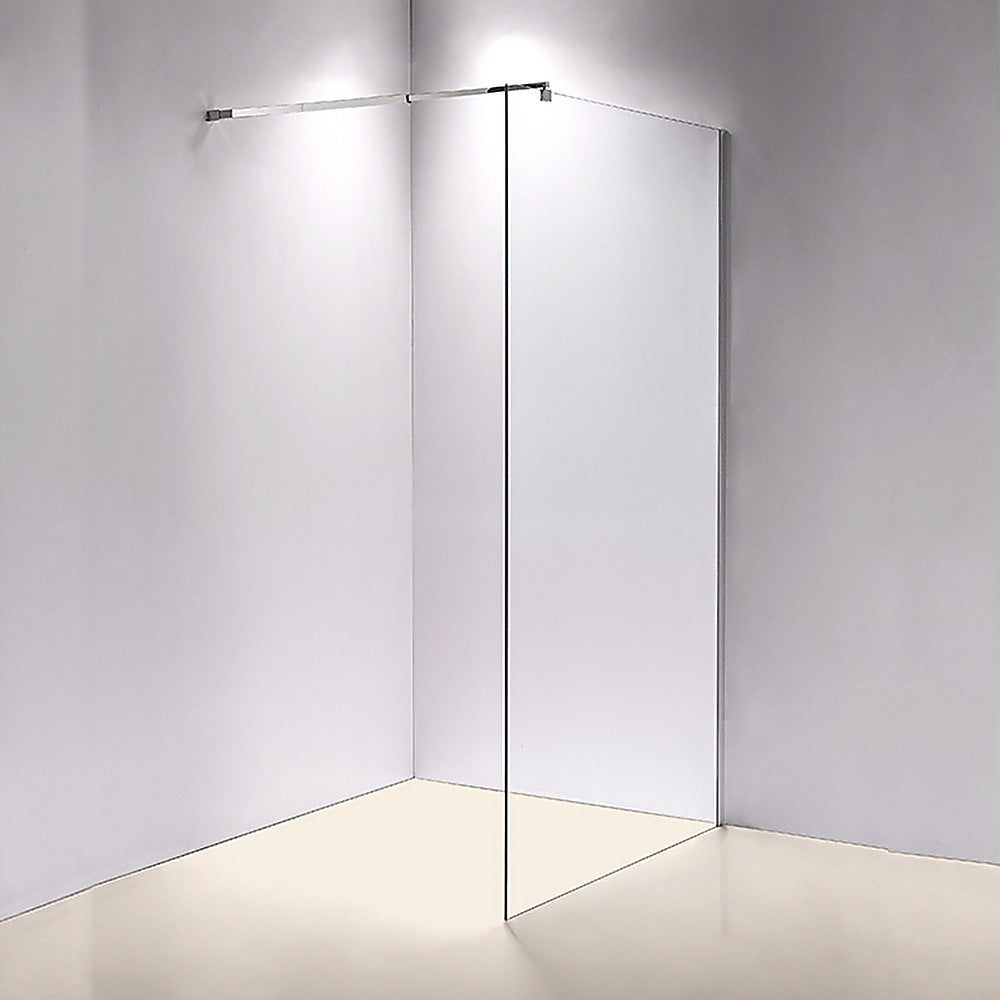 1200 x 2100mm Frameless 10mm Safety Glass Shower Screen - image4