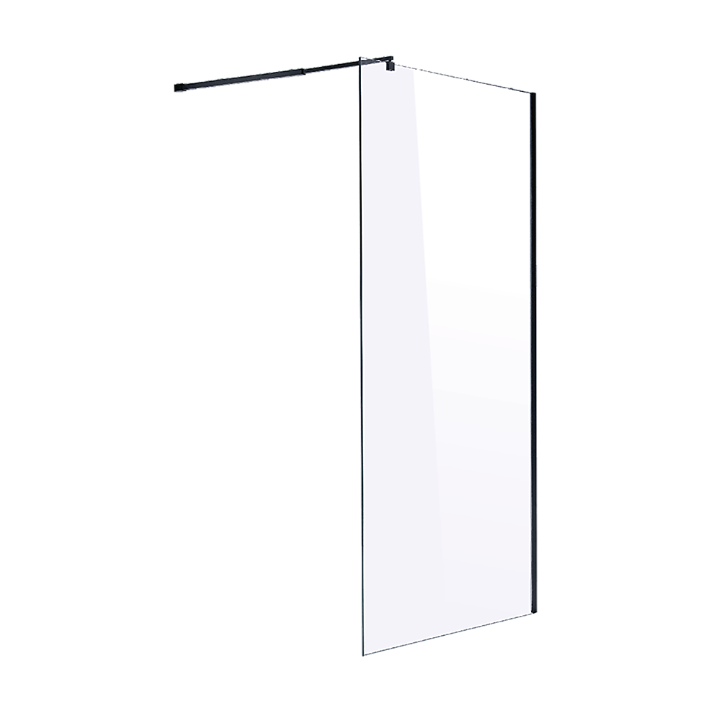 1200 x 2000mm Frameless 10mm Safety Glass Shower Screen - image1