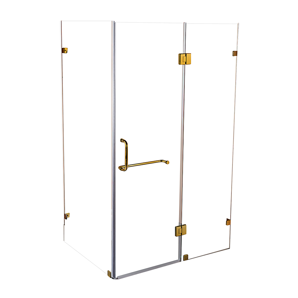 1200 x 900mm Frameless 10mm Glass Shower Screen - image1