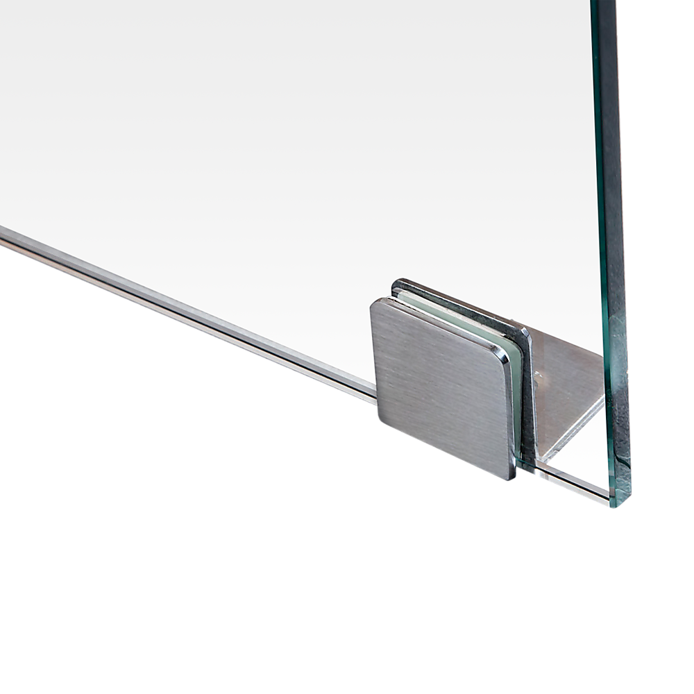 1000 x 900mm Frameless 10mm Glass Shower Screen - image5