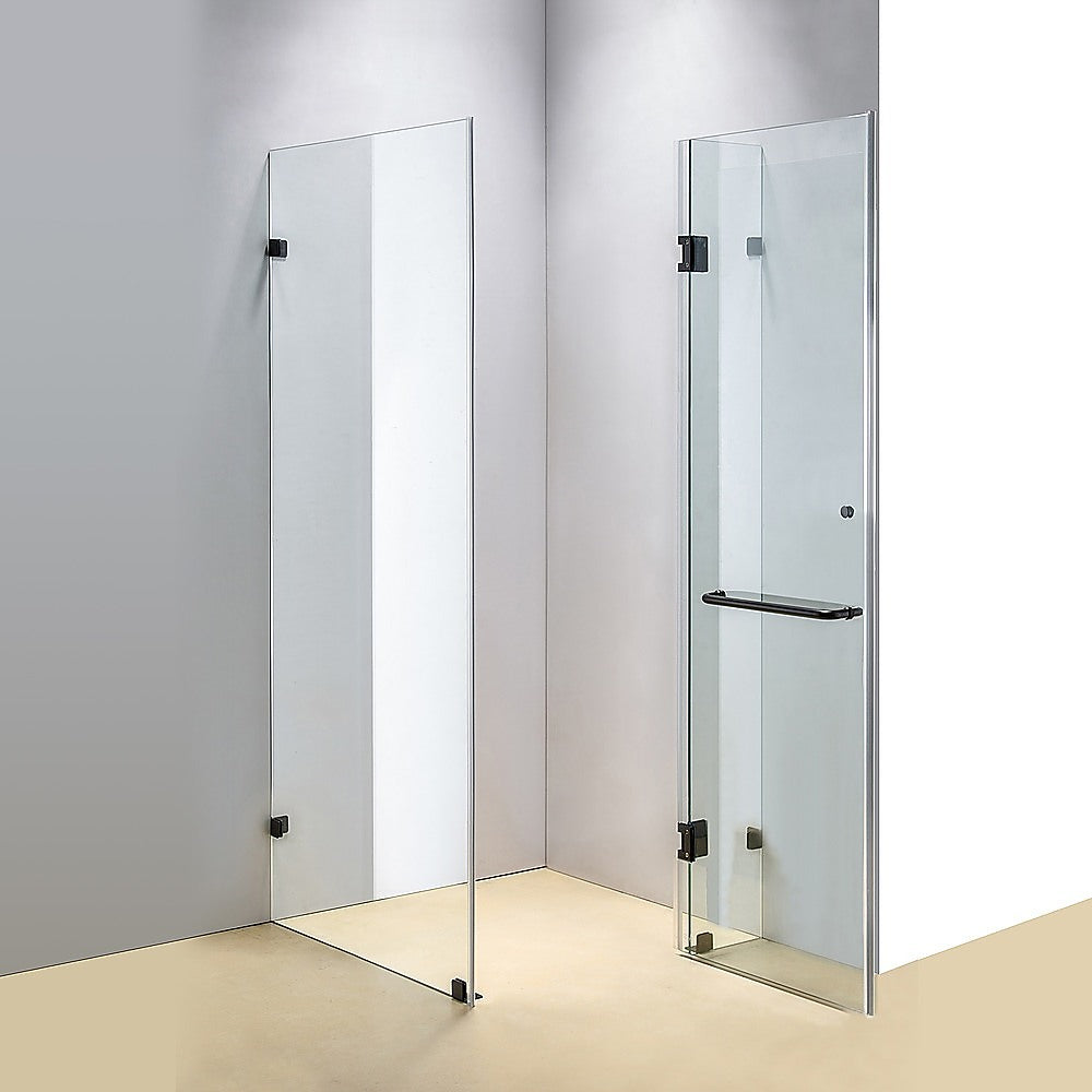 1200 x 800mm Frameless 10mm Glass Shower Screen By Della Francesca - image2