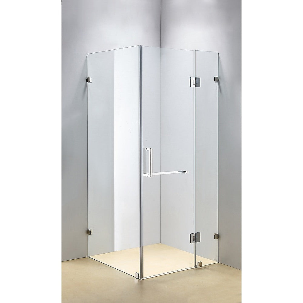 1000 x 900mm Frameless 10mm Glass Shower Screen By Della Francesca - image5