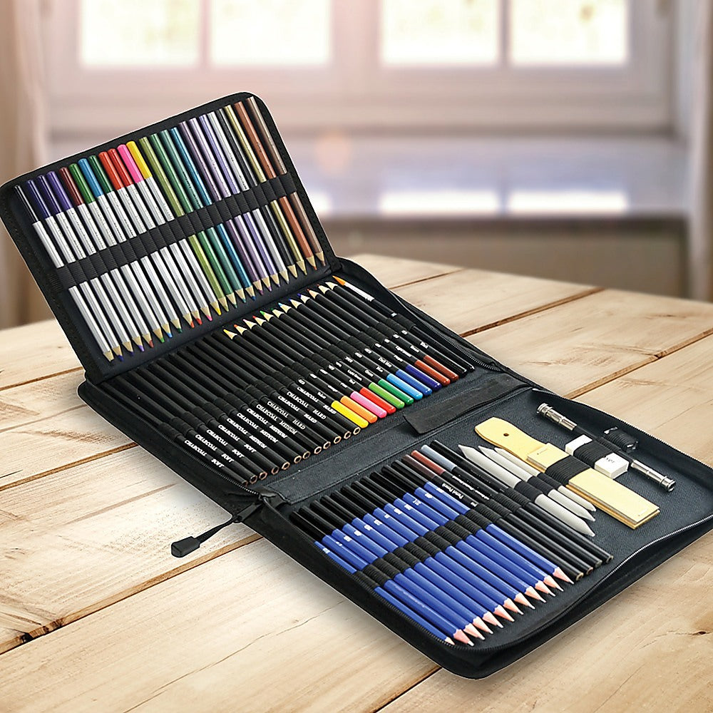 Art Sketch Pencils Oil Drawing Colouring Graphite Charcoal Pencil Set 72pcs/set - image2