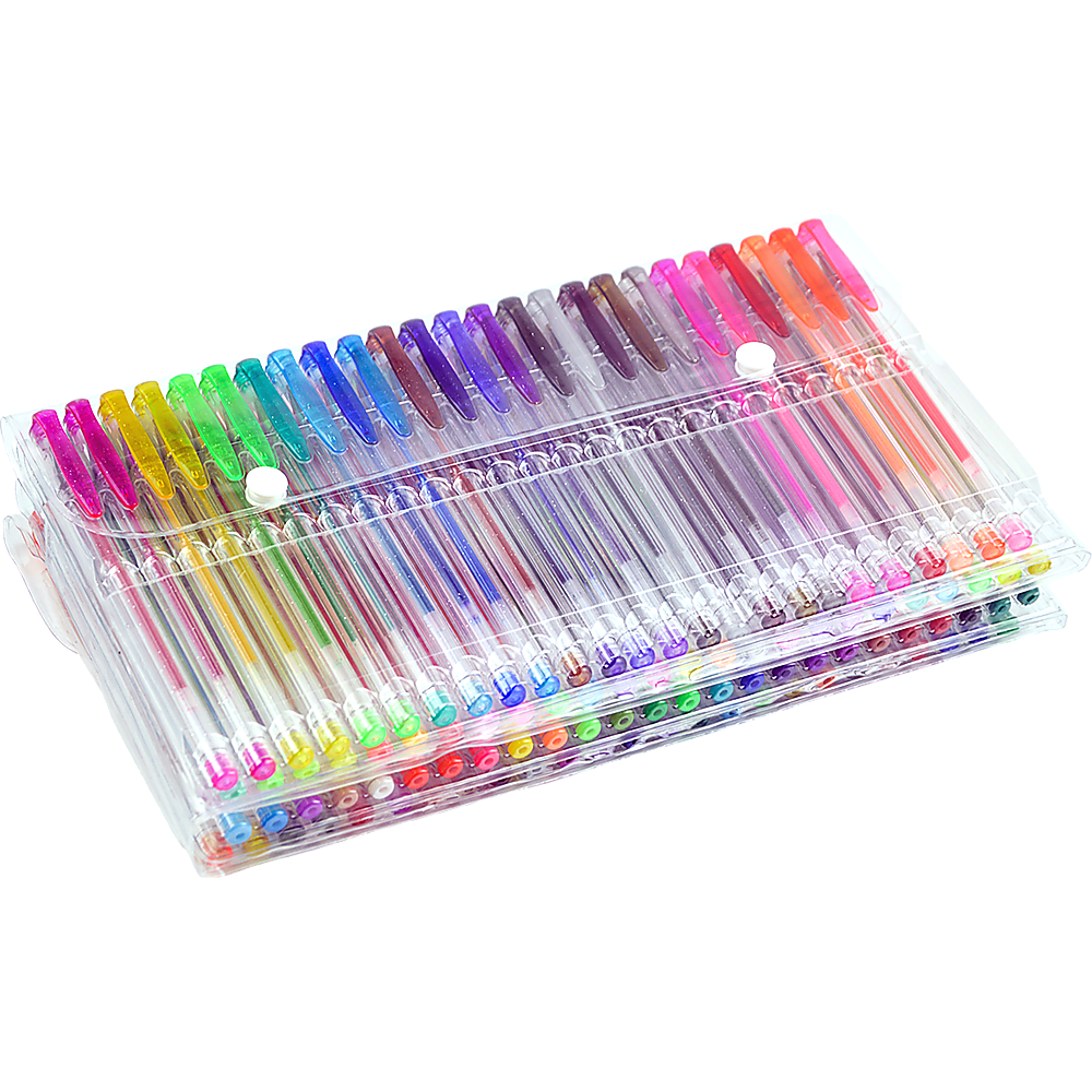 Glitter Gel Pens (100 pack) with 2.5X More Ink - Craft, Kids & Adult Colouring - image1