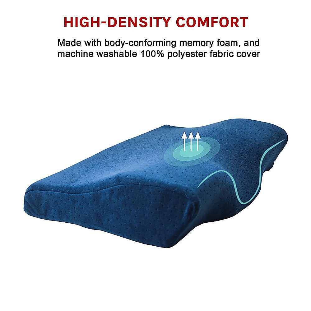 Memory Foam Neck Pillow Cushion Support Rebound Contour Pain Relief Health Care - image7