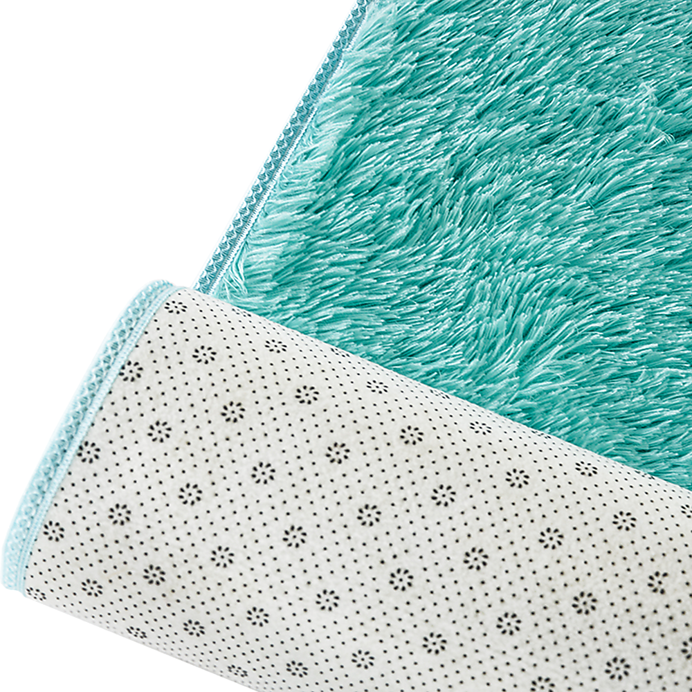 200x140cm Floor Rugs Large Shaggy Rug Area Carpet Bedroom Living Room Mat - Turquoise - image6