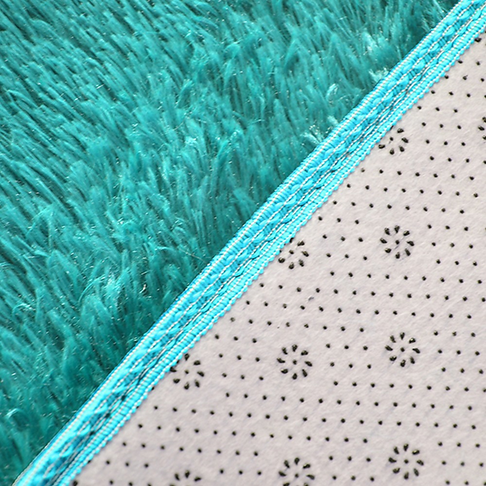 230x200cm Floor Rugs Large Shaggy Rug Area Carpet Bedroom Living Room Mat - Turquoise - image5