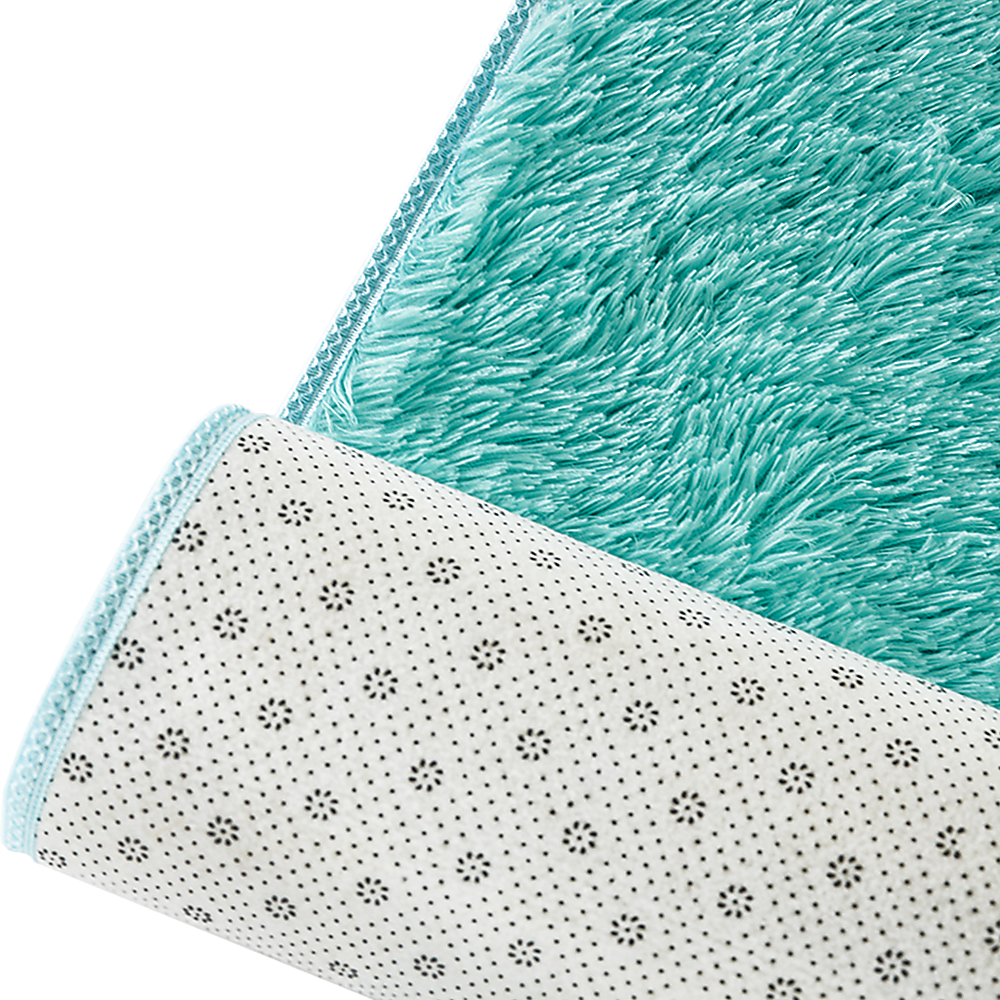 230x200cm Floor Rugs Large Shaggy Rug Area Carpet Bedroom Living Room Mat - Turquoise - image6