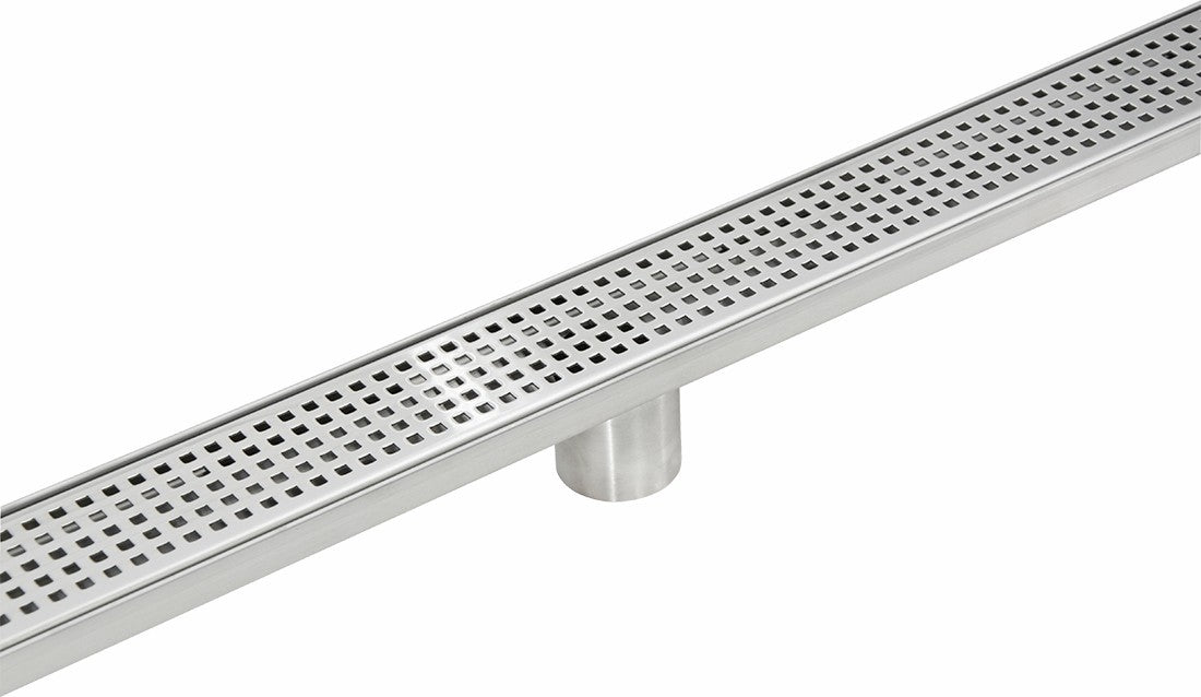 800mm Bathroom Shower Stainless Steel Grate Drain with Centre Outlet Floor Waste - image5