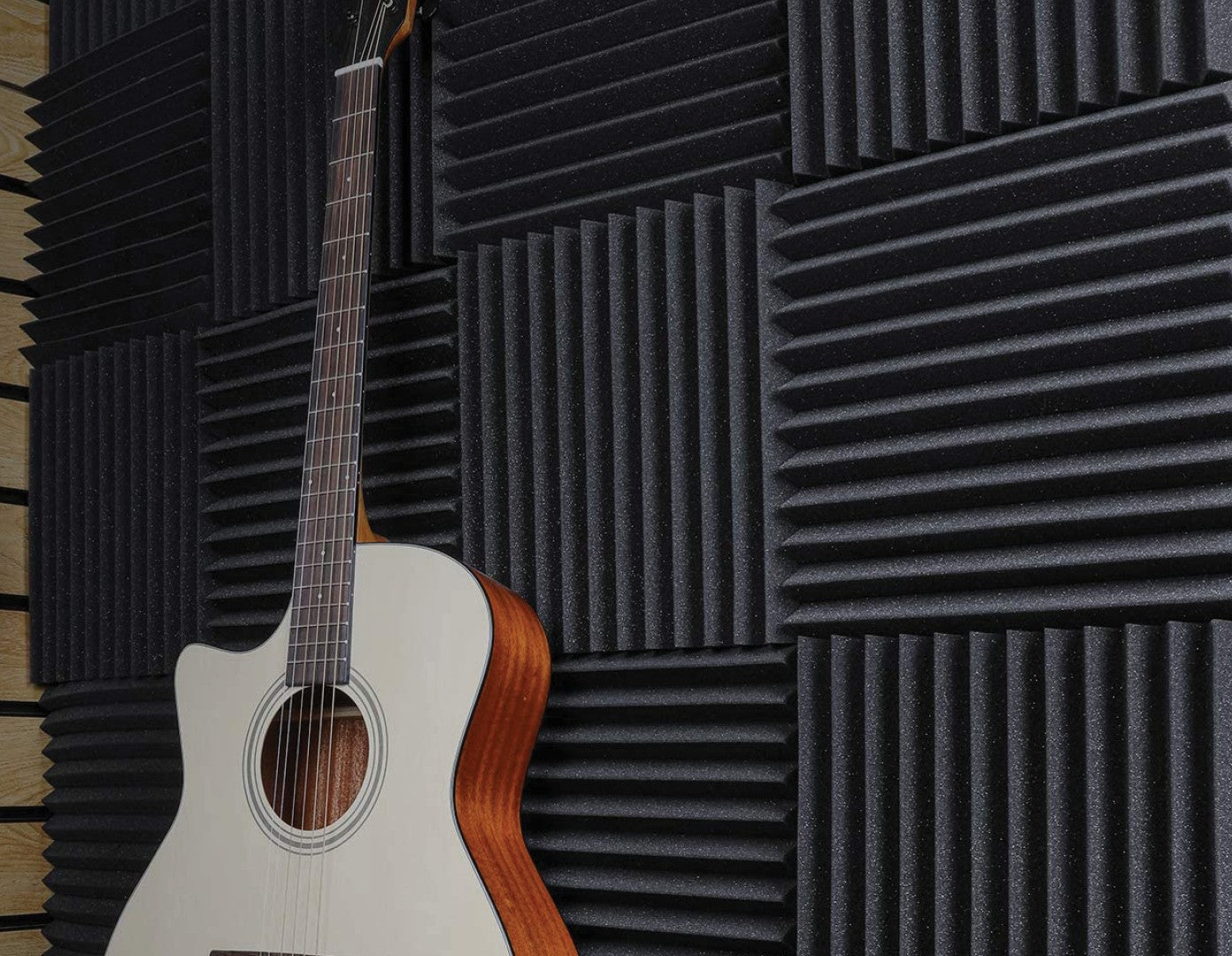 40pcs Studio Acoustic Foam Sound Absorbtion Proofing Panels Tiles Wedge 30X30CM - image9
