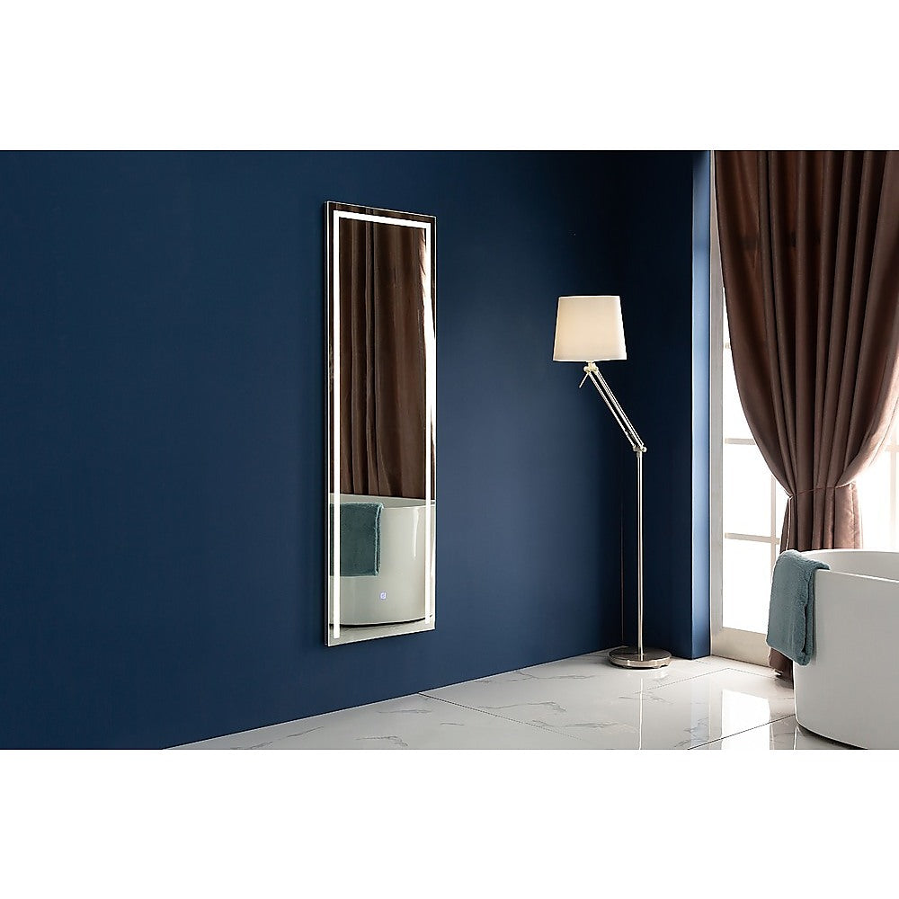 LED Full Length Mirror Standing Floor Makeup Wall Light Mirror 1.6M - image5