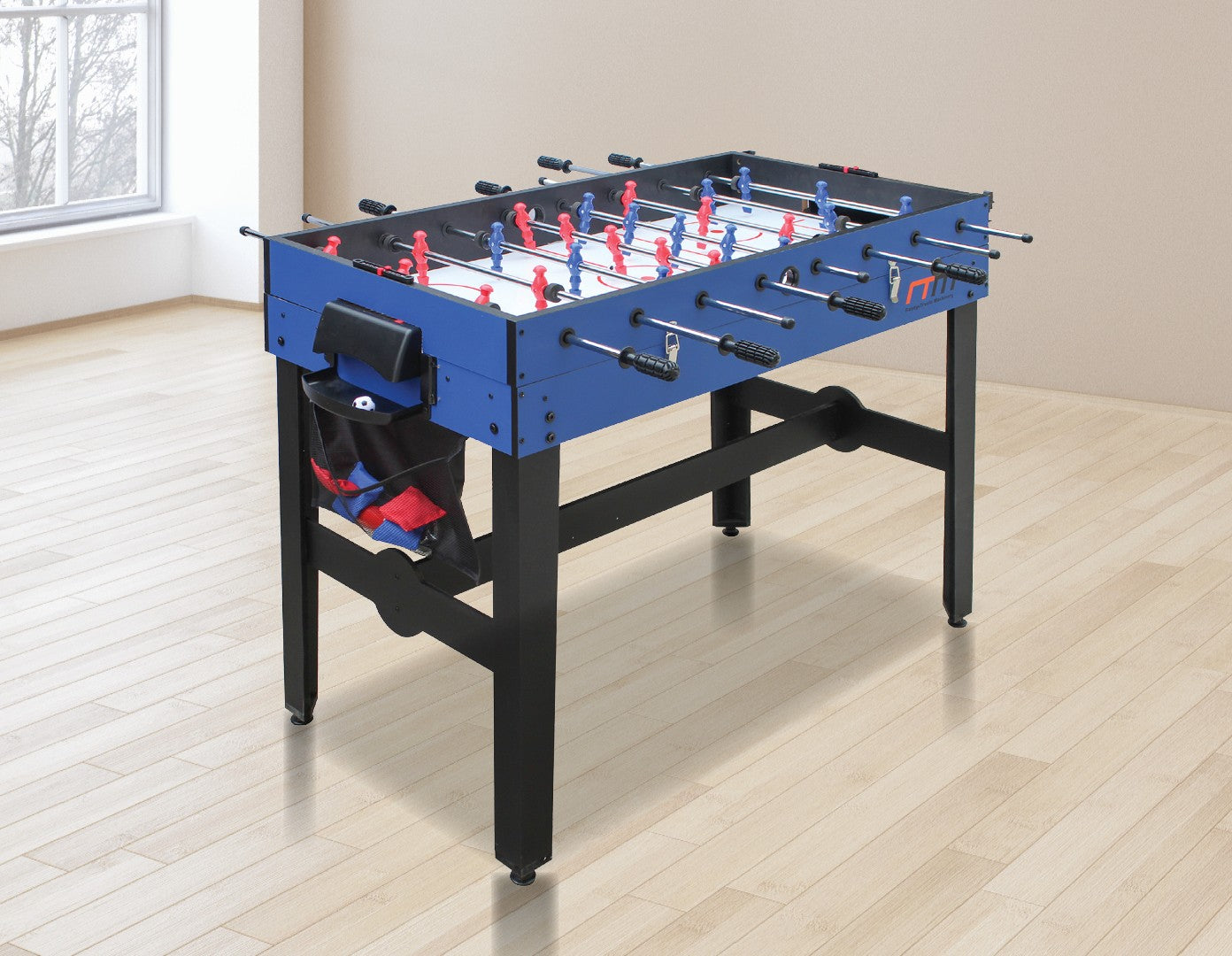 4FT 12-in-1 Combo Games Tables Foosball Soccer Basketball Hockey Pool Table Tennis - image7