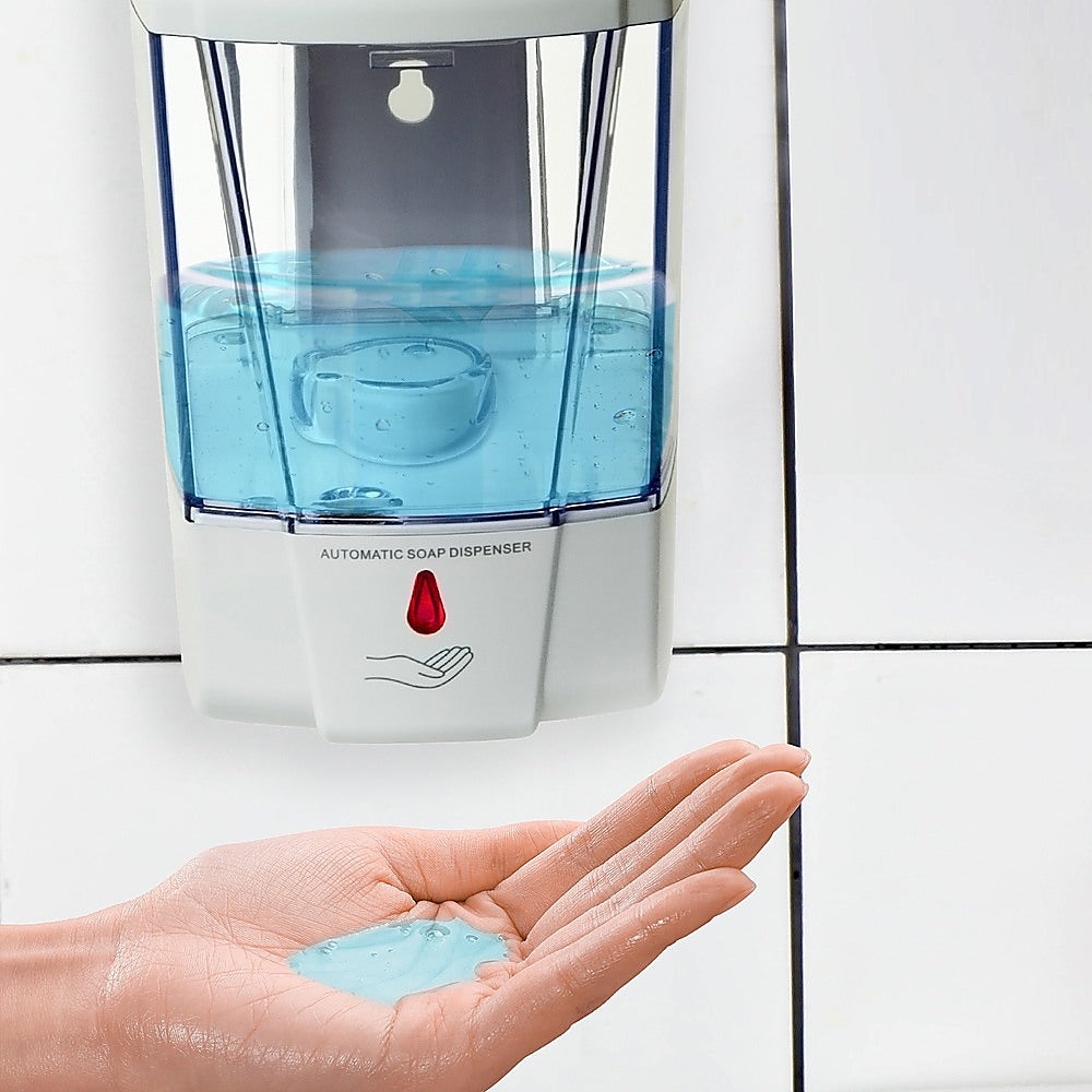 Automatic Liquid Soap/Alcohol Sanitizer Dispenser 700ML Hands-Free Sensor Wall - image2