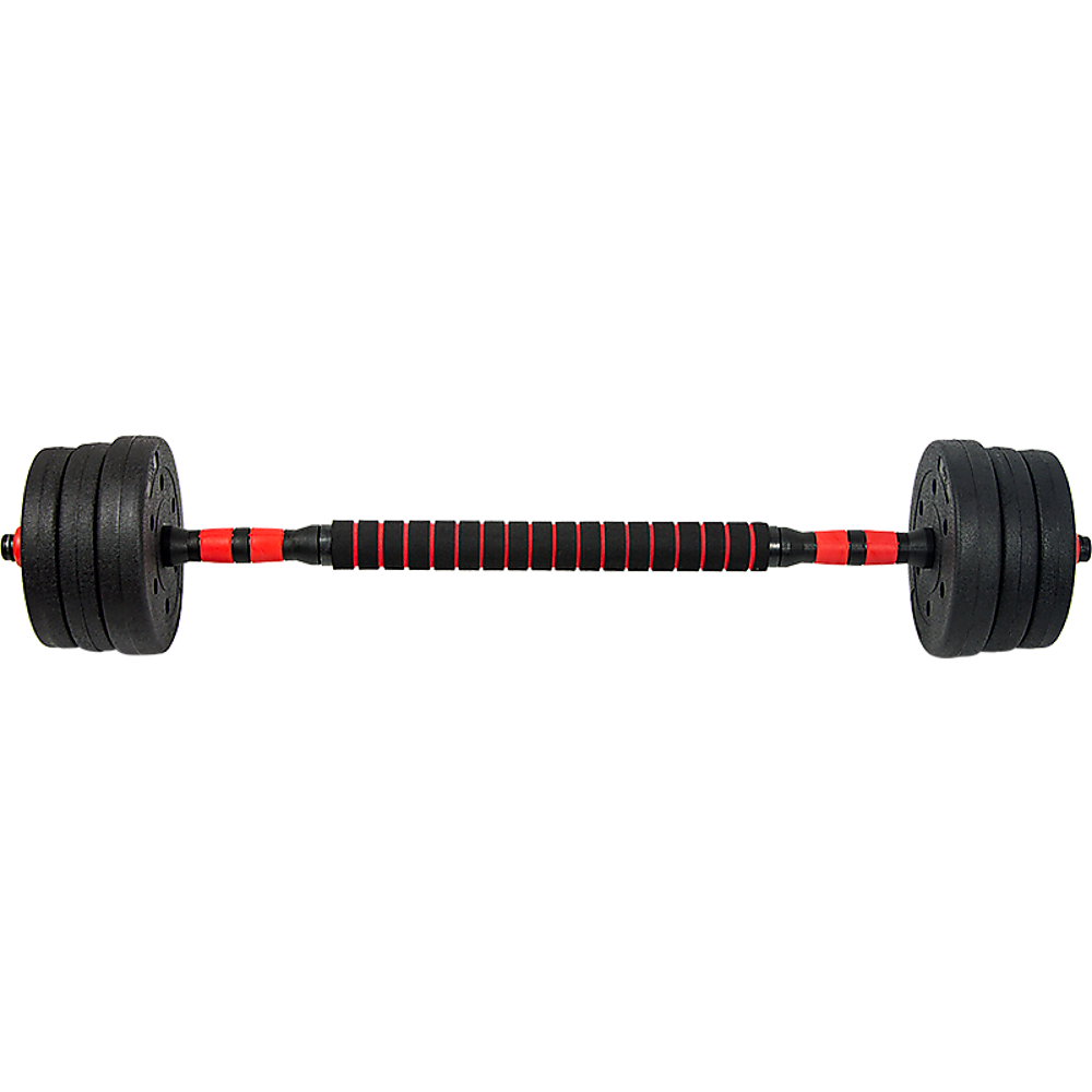 20kg Adjustable Rubber Dumbbell Set Barbell Home GYM Exercise Weights - image6