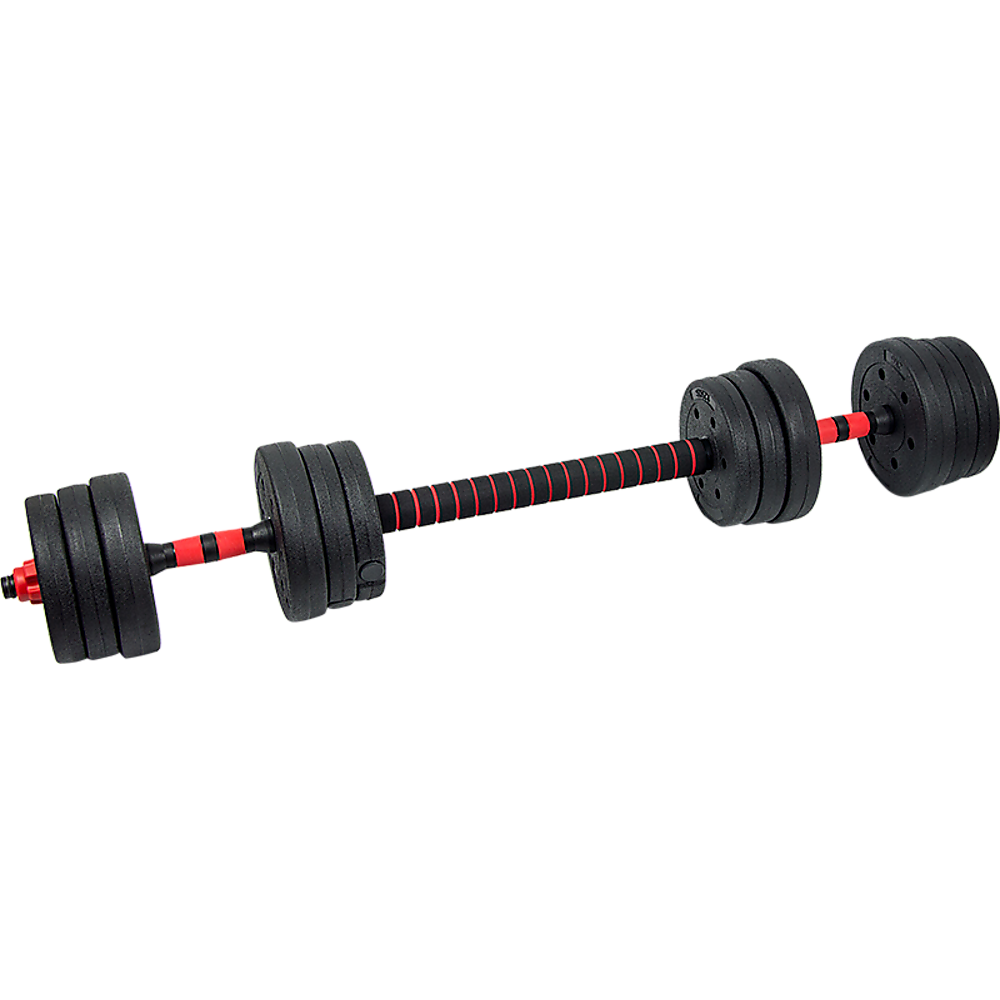 20kg Adjustable Rubber Dumbbell Set Barbell Home GYM Exercise Weights - image7