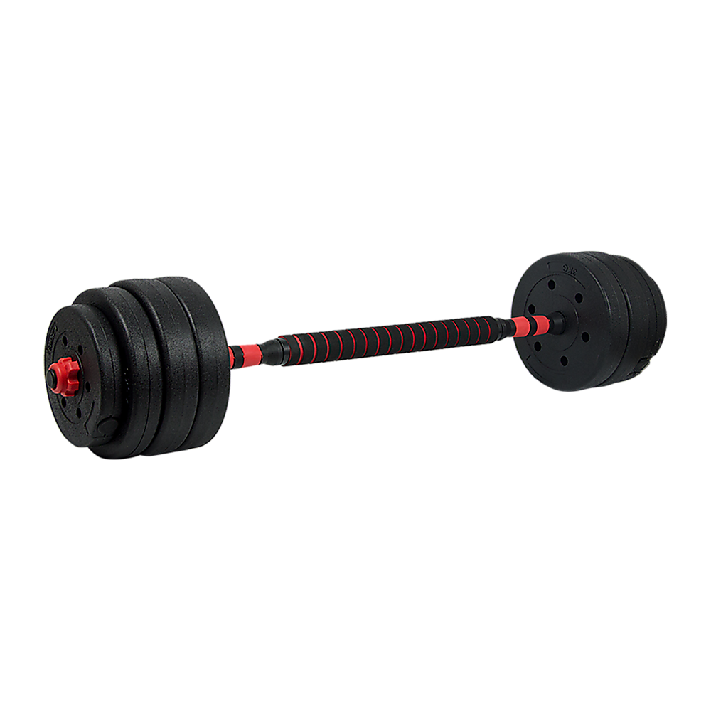 40kg Adjustable Rubber Dumbbell Set Barbell Home GYM Exercise Weights - image6