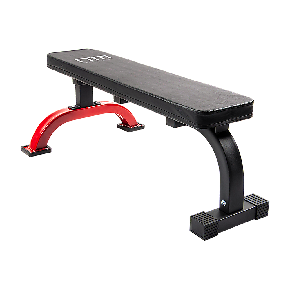 Fitness Flat Bench Weight Press Gym Home Strength Training Exercise - image1