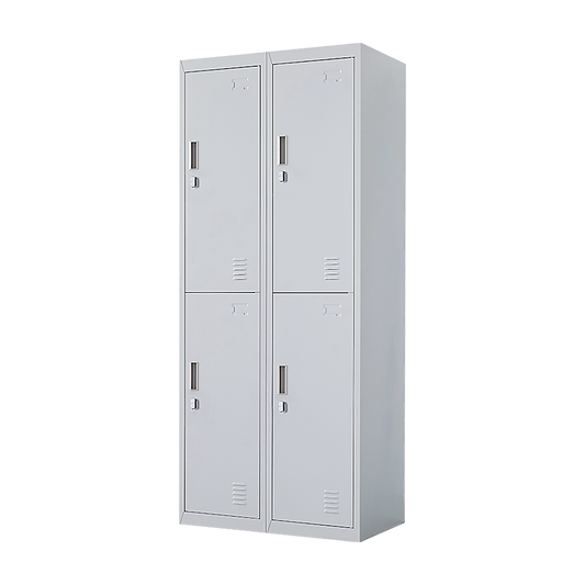 Four-Door Office Gym Shed Storage Locker - image1