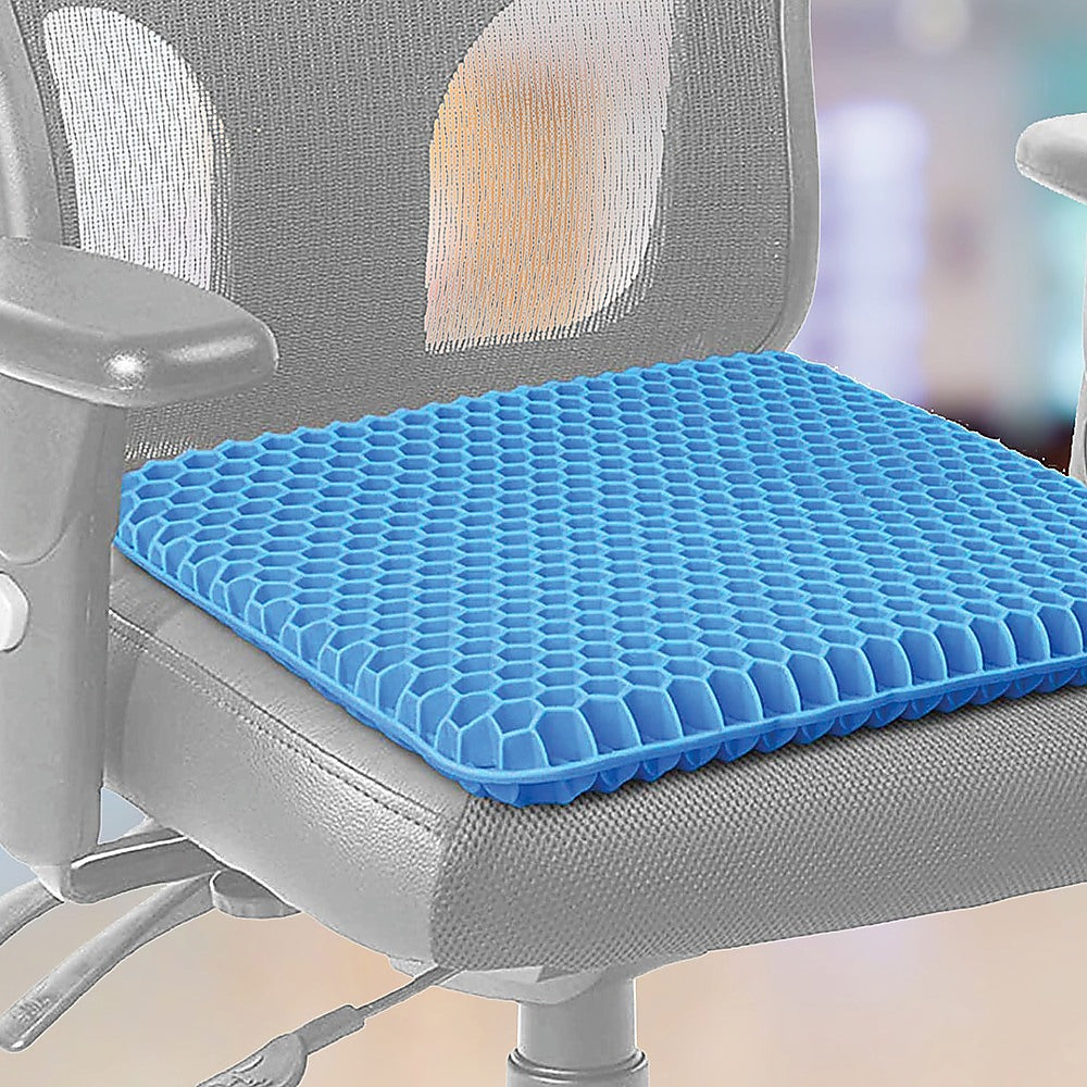 Gel Chair Seat Cushion For Lower Back Pain Pressure Relief Wheelchair Car Office - image2