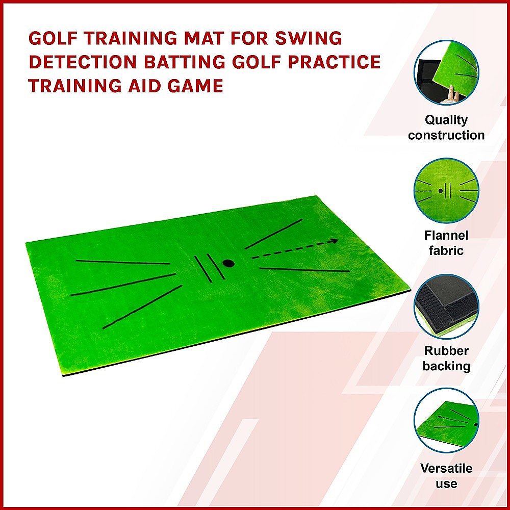 Golf Training Mat for Swing Detection Batting Golf Practice Training Aid Game - image3