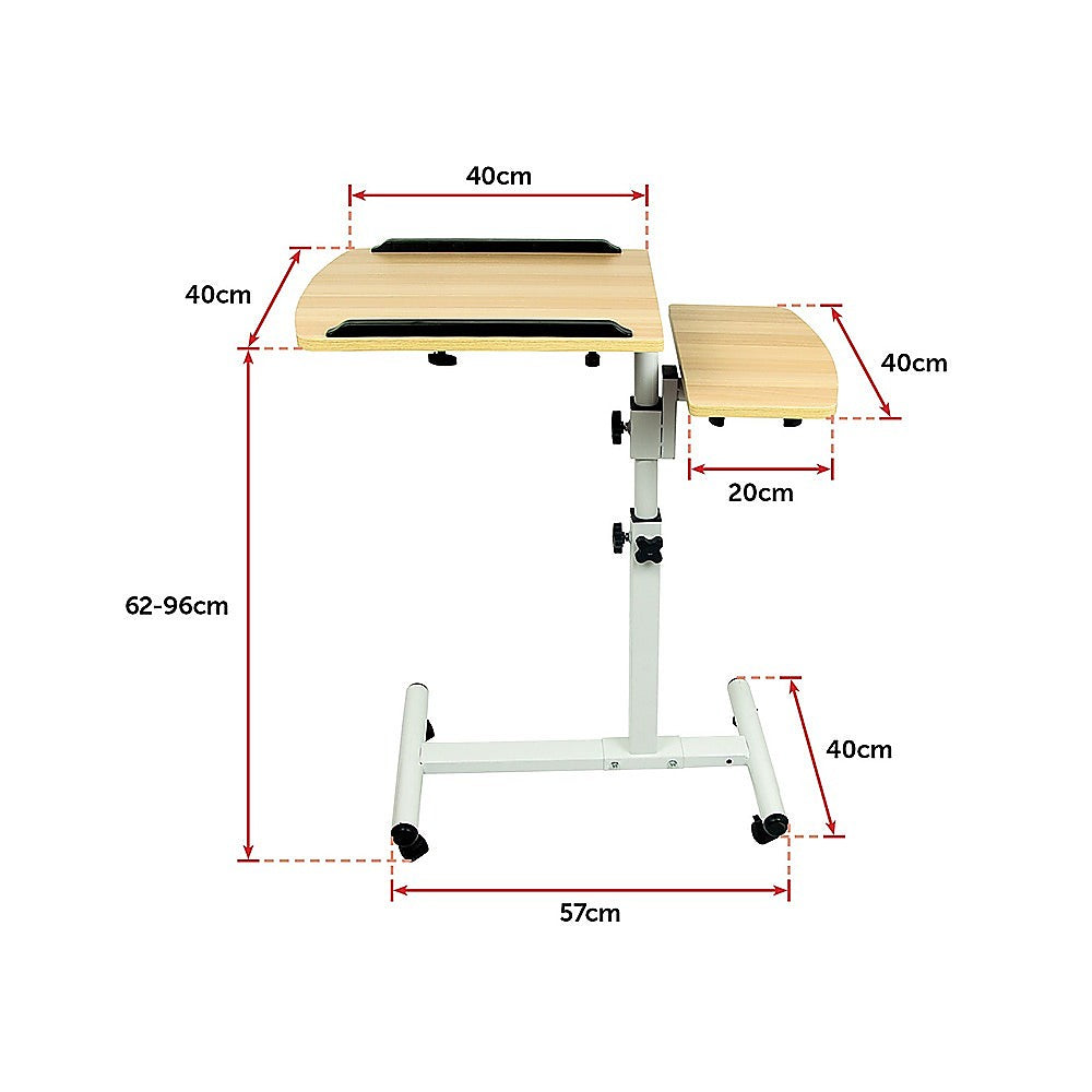 Computer Desk Home Folding Adjustable Removable Laptop Notebook Working Table - image8