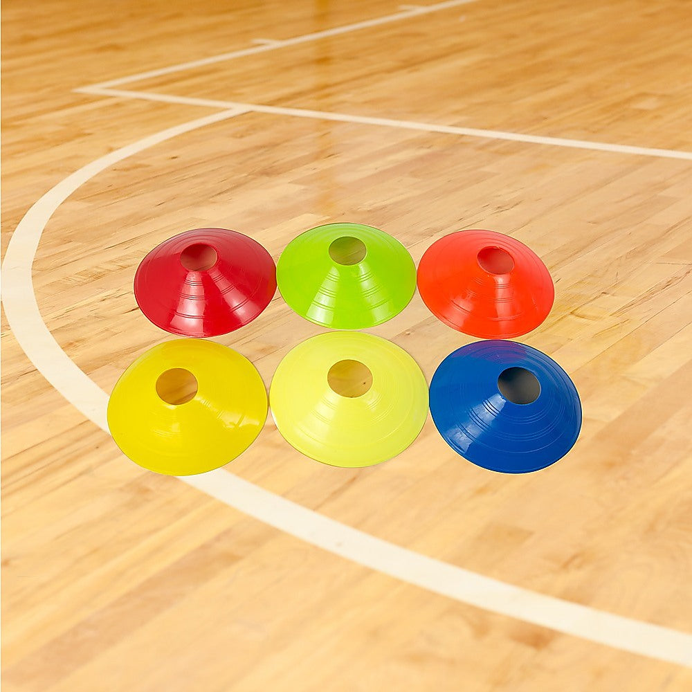 60 Pack Sports Training Discs Markers Cones Soccer AFL Exercise Personal Fitness - image2