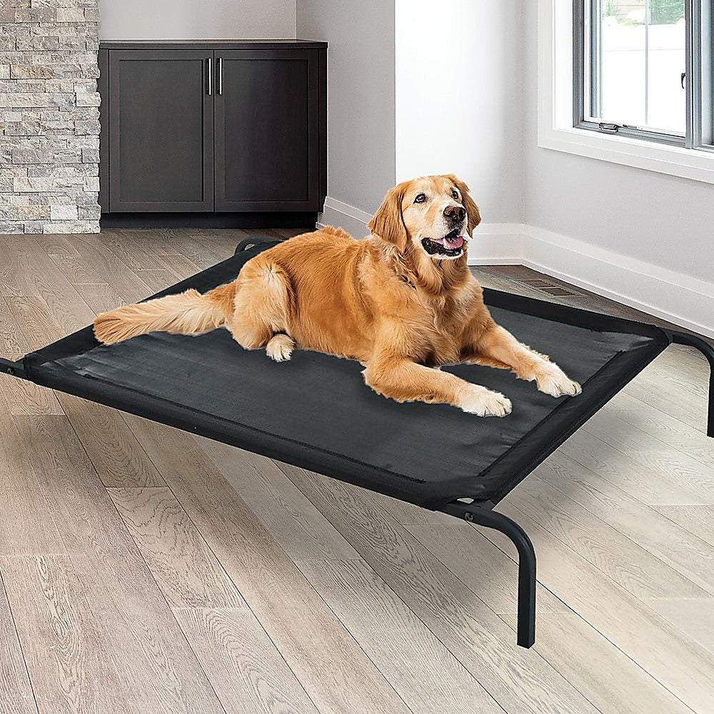 110 x 80cm Elevated Pet Sleep Bed Dog Cat Cool Cot Home Outdoor Folding Portable - image2
