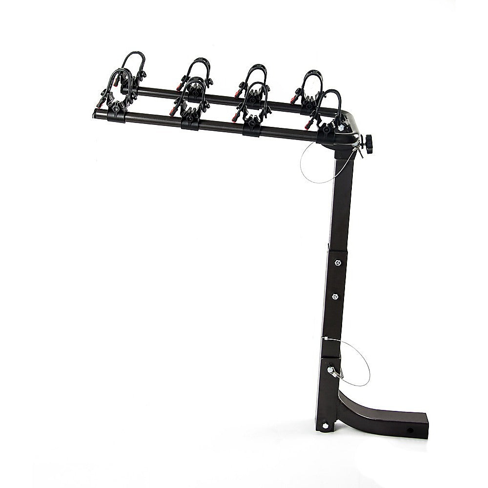 Premium 4-Bike Carrier Rack Hitch Mount Swing Down Bicycle Rack W/ 2" Receiver - image1