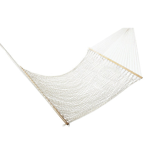 4m Traditional Cotton Rope Hammock with Hanging Hardware - image1