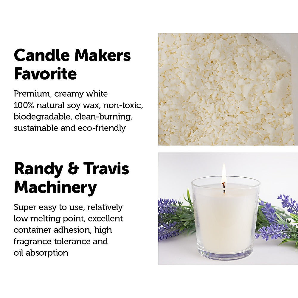 Natural Soy Wax Candle Making Supplies Crafts [ 5kg ] - image5