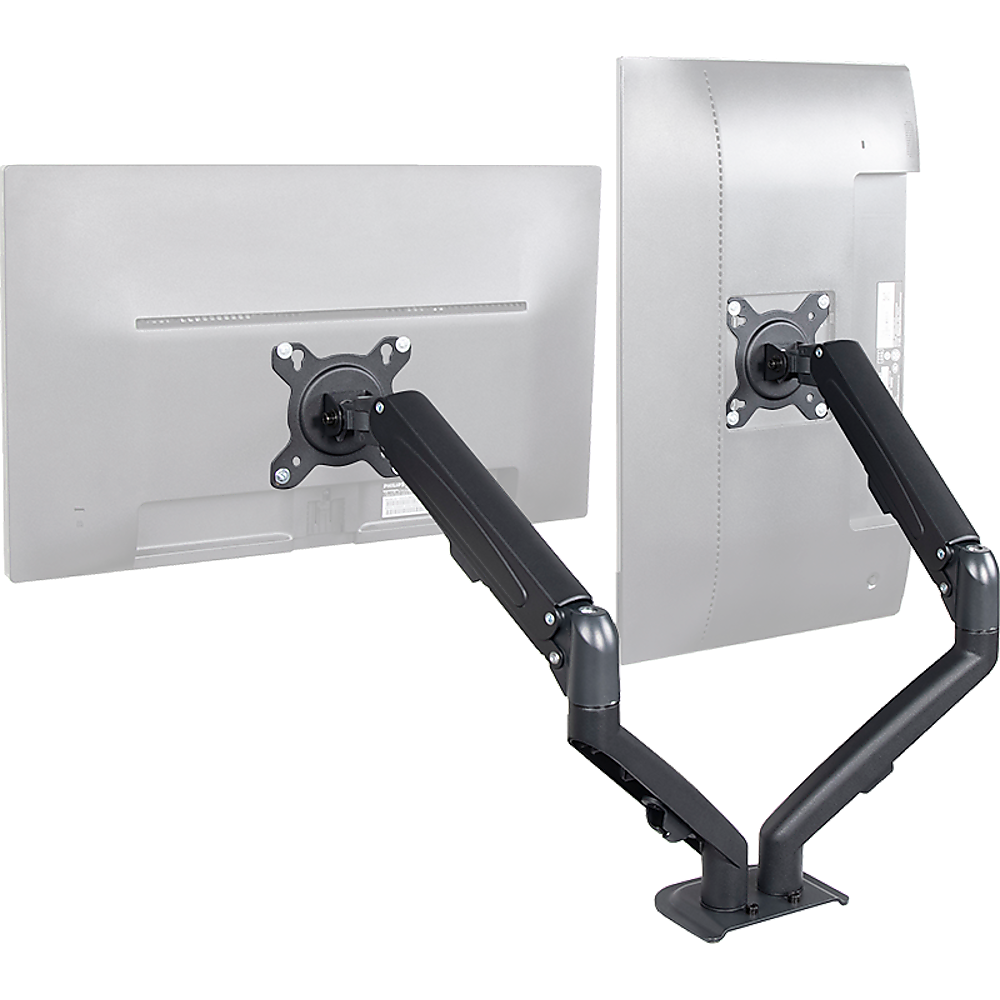 Dual Screen Gas-strut Monitor Stand Mount Desktop Bracket for LED/LC - image7