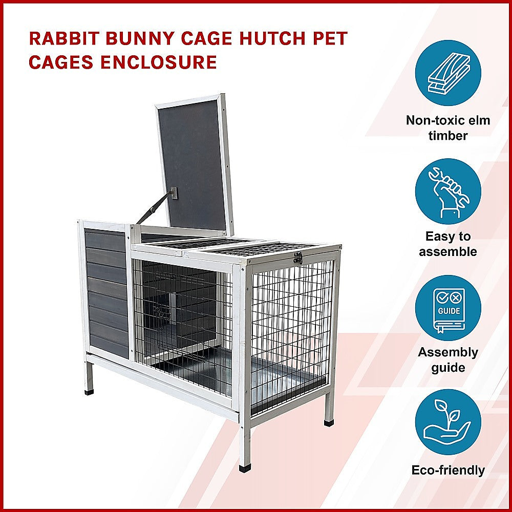 Rabbit Bunny Cage Hutch Pet Cages Enclosure - image5