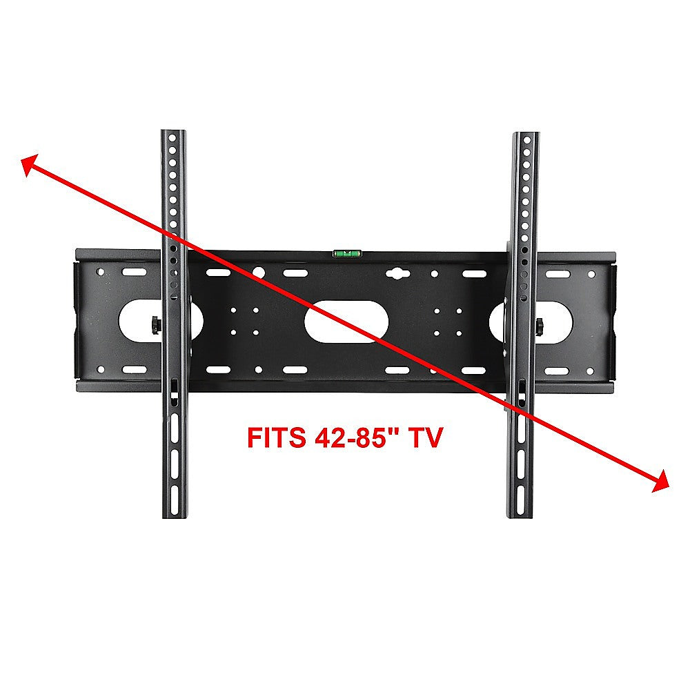 42-85" Inch 85kg Slimline Universal TV Tilt Wall Mount Bracket - image6