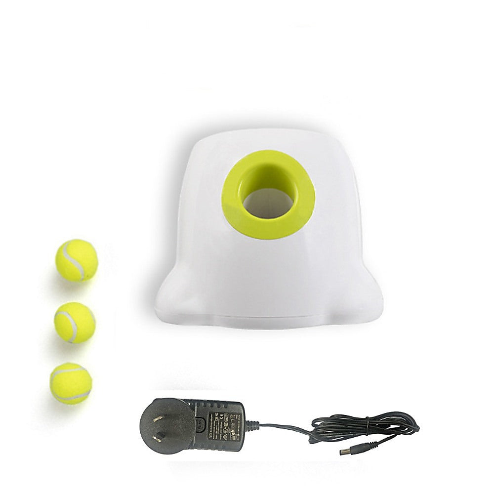 Dog Ball Launcher Thrower Automatic Tennis Fetch Throwing Machine 3 Balls - image9
