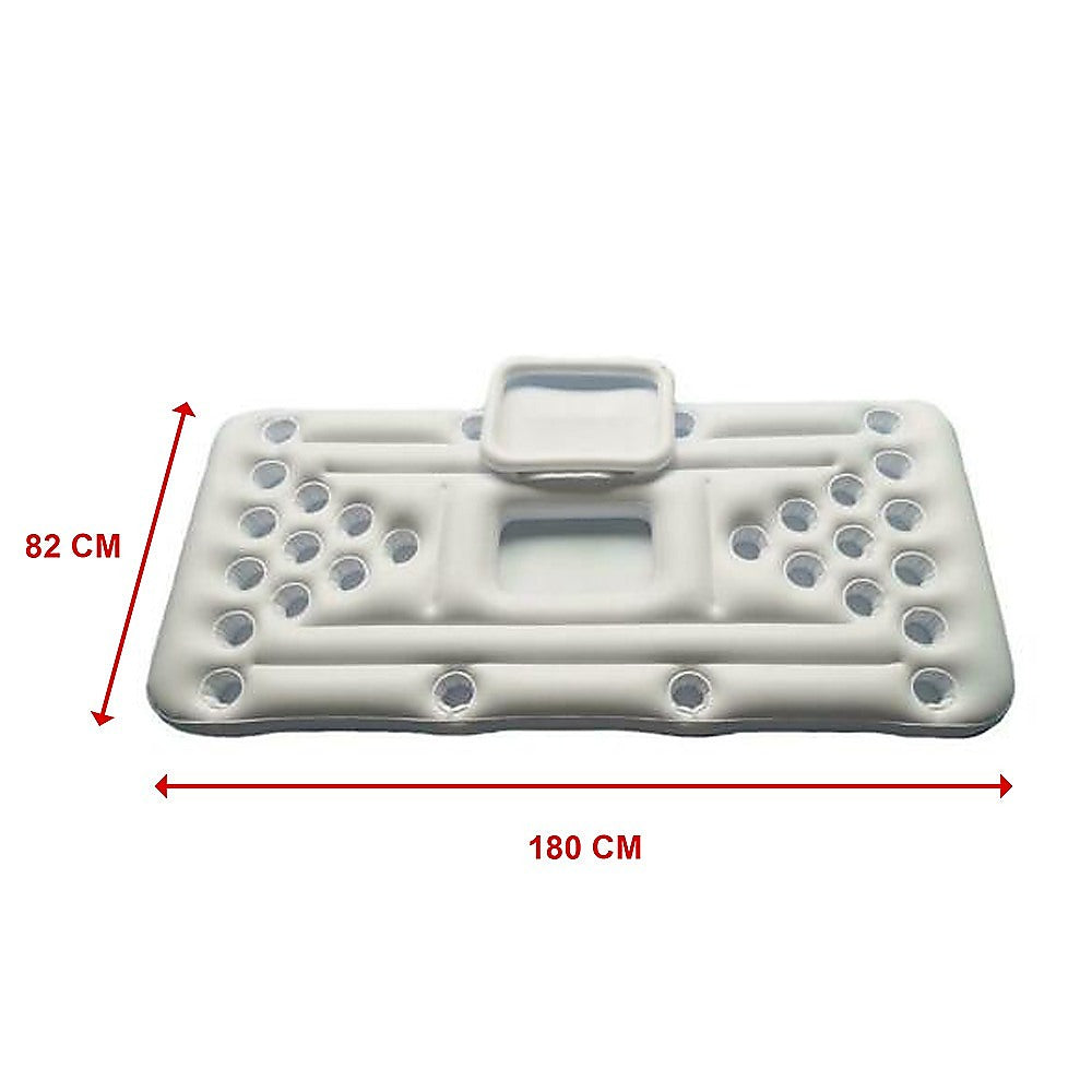 Big PVC Inflatable Beer Pong Raft Floating Pool Party Pong Game Table Lounge Toy - image8