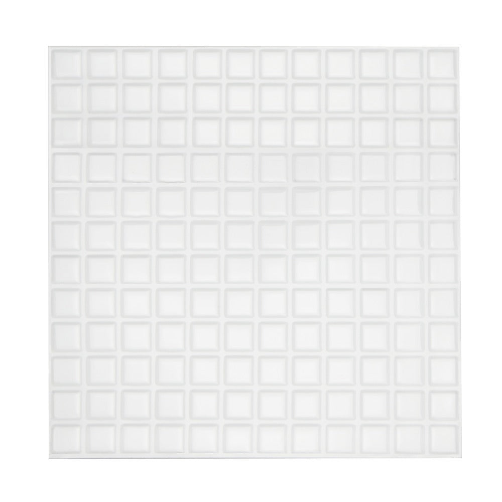 Tiles 3D Peel and Stick Wall Tile Stereoscopic Crystal White (30cm x 30cm x 10 sheets) - image5