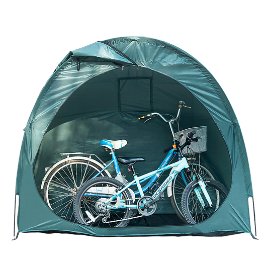 Bicycle Shelter Outdoor Bike Cave Garden Bike Storage Shed Tent Travel - image1