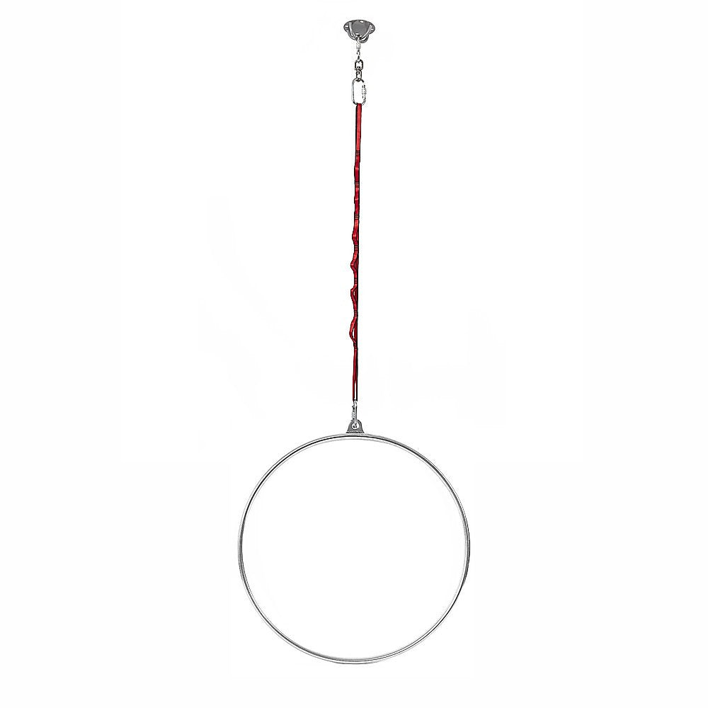 Aerial Yoga Hoop 90CM Lyra Hoop Circus Single Point Aerial Ring Set - image1