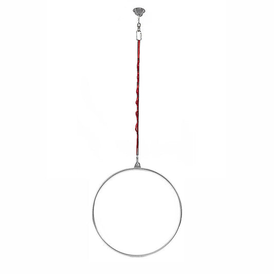 Aerial Yoga Hoop 90CM Lyra Hoop Circus Single Point Aerial Ring Set - image1