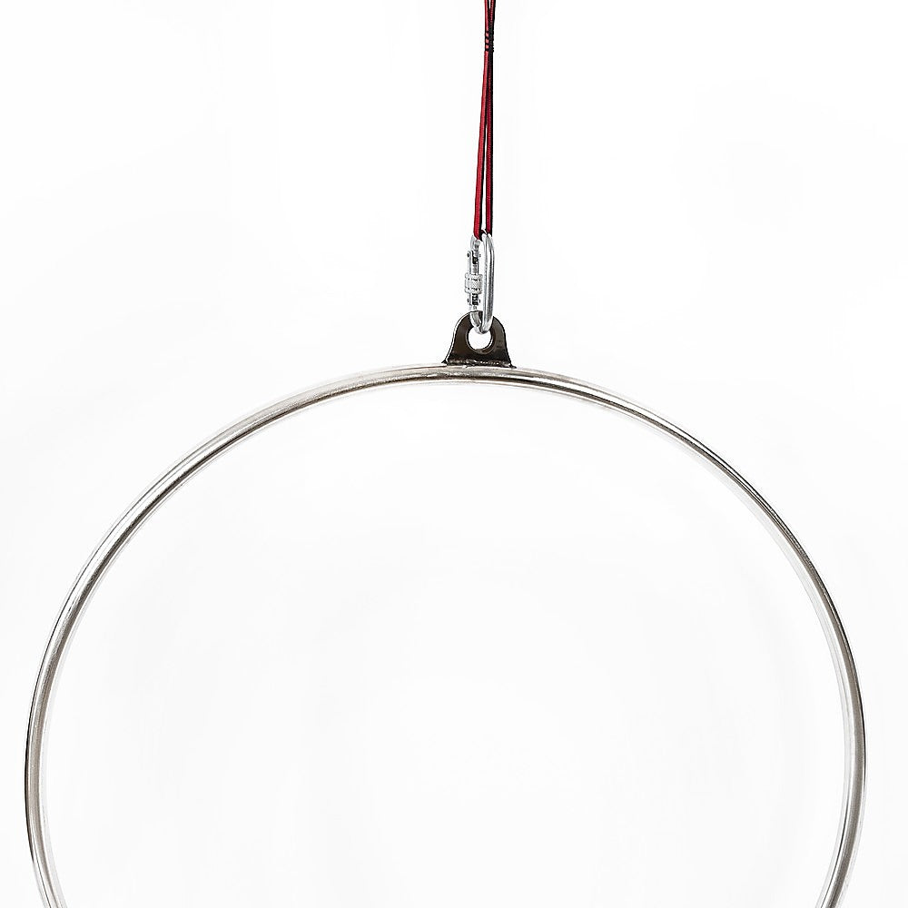 Aerial Yoga Hoop 90CM Lyra Hoop Circus Single Point Aerial Ring Set - image2