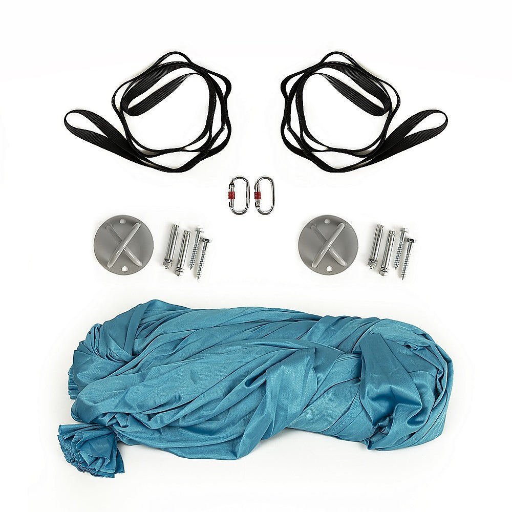 5x2.8m Yoga Pilates Aerial Silk Kit Swing Anti-Gravity Hammock - image2