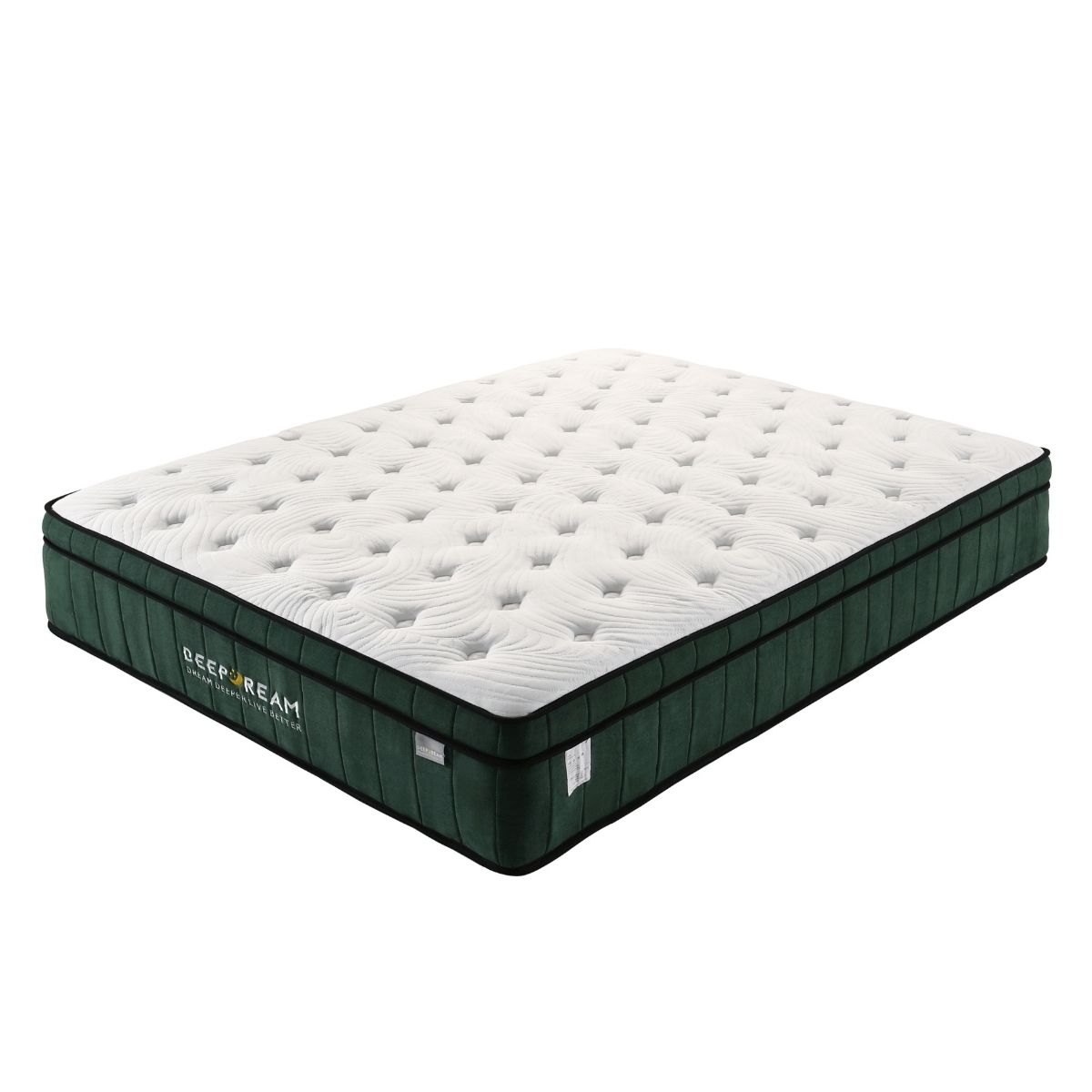 Green Tea Cool Gel Memory Foam Mattress 36cm 5 Zone King Single - image3