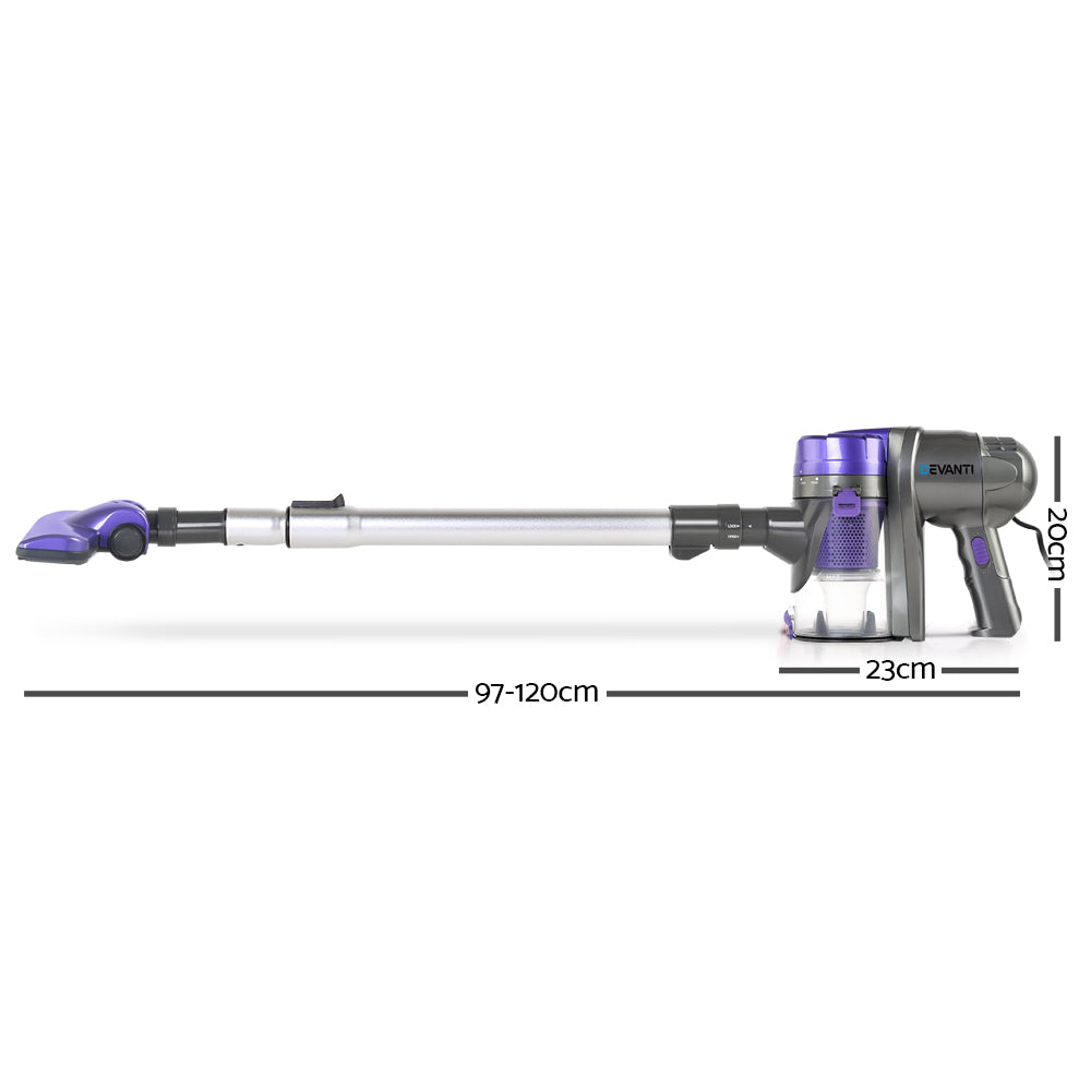 Corded Handheld Bagless Vacuum Cleaner - Purple and Silver - image2