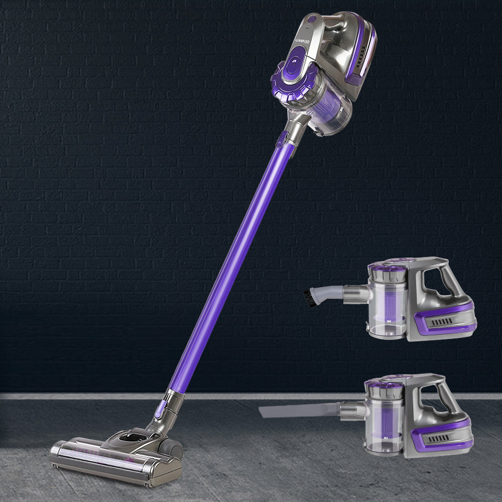 150 Cordless Handheld Stick Vacuum Cleaner 2 Speed  Purple And Grey - image7