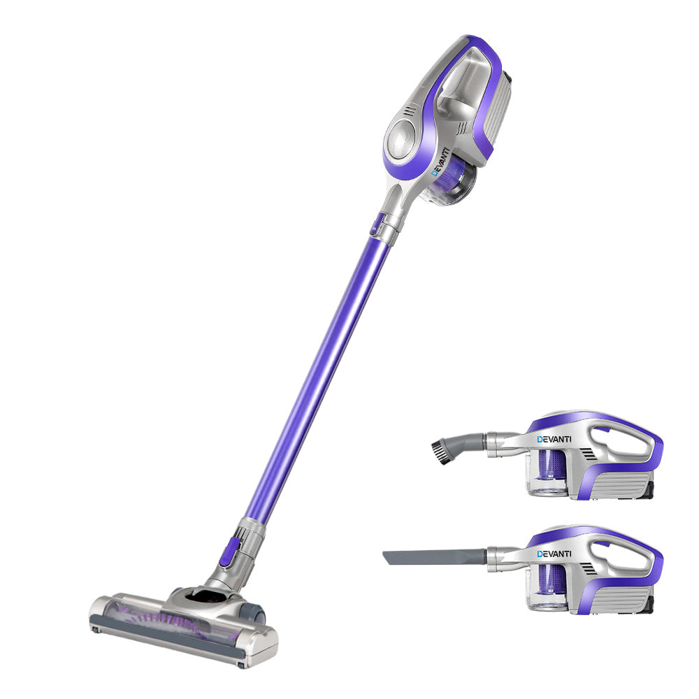 Cordless Stick Vacuum Cleaner - Purple & Grey - image1