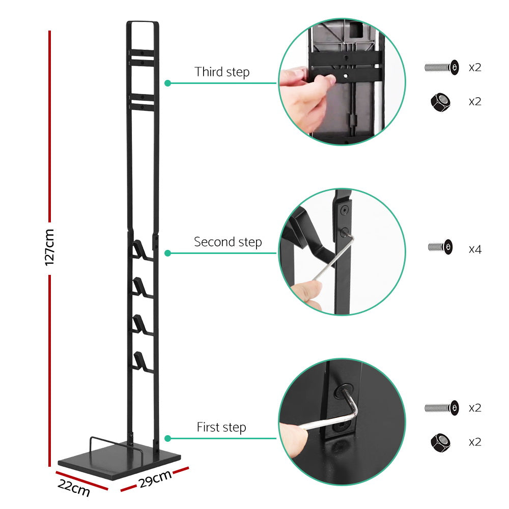 Freestanding Dyson Vacuum Stand Rack Holder Handheld Cleaner V6 7 8 V10 V11 Black - image2