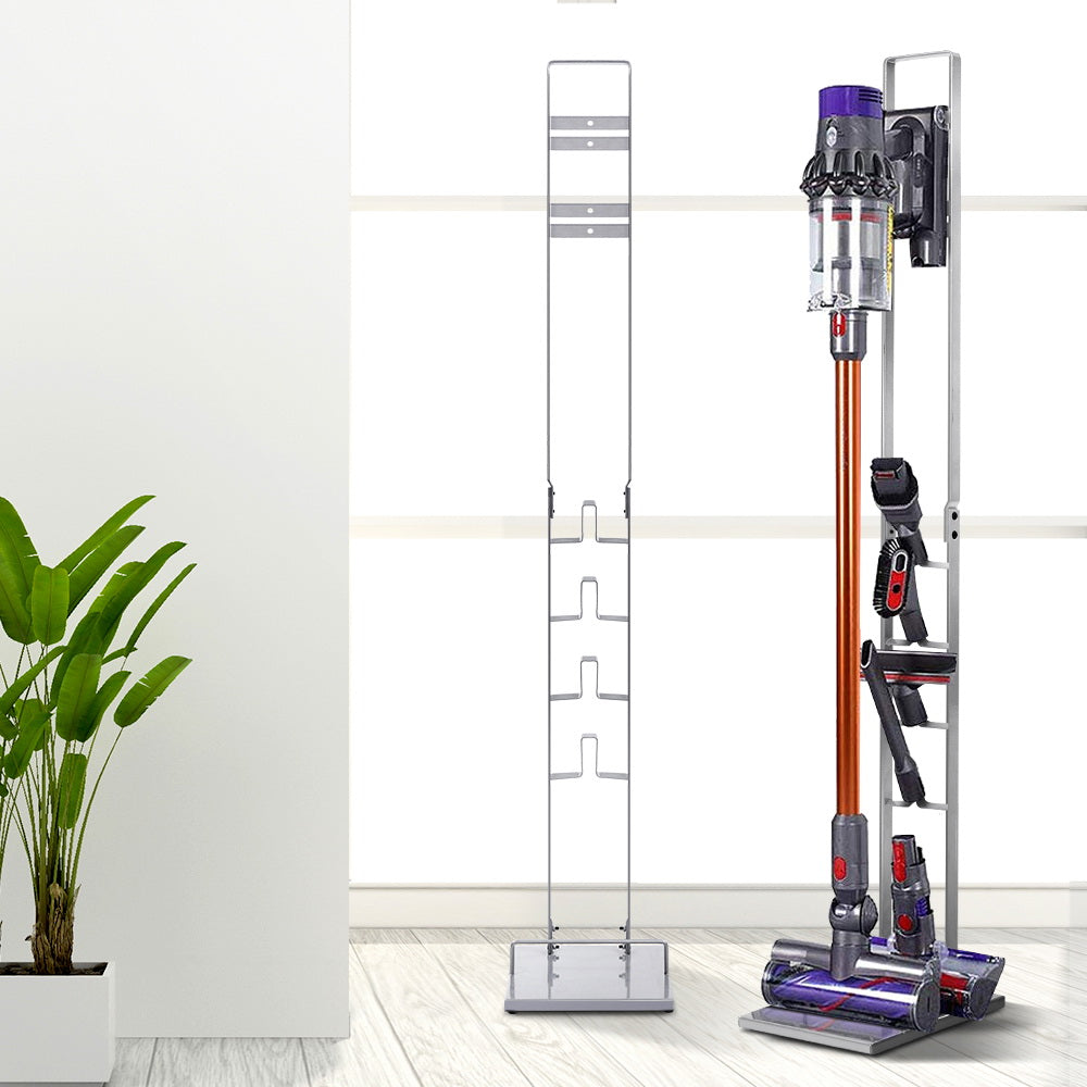 Freestanding Dyson Vacuum Stand Rack Holder Cordless Handheld Cleaner V6 7 8 V10 V11 Silver - image7