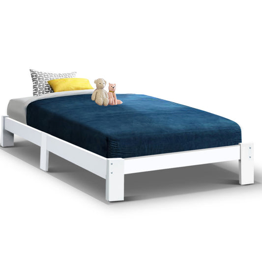 Bed Frame King Single Size Wooden Mattress Base Timber Platform JADE - image1