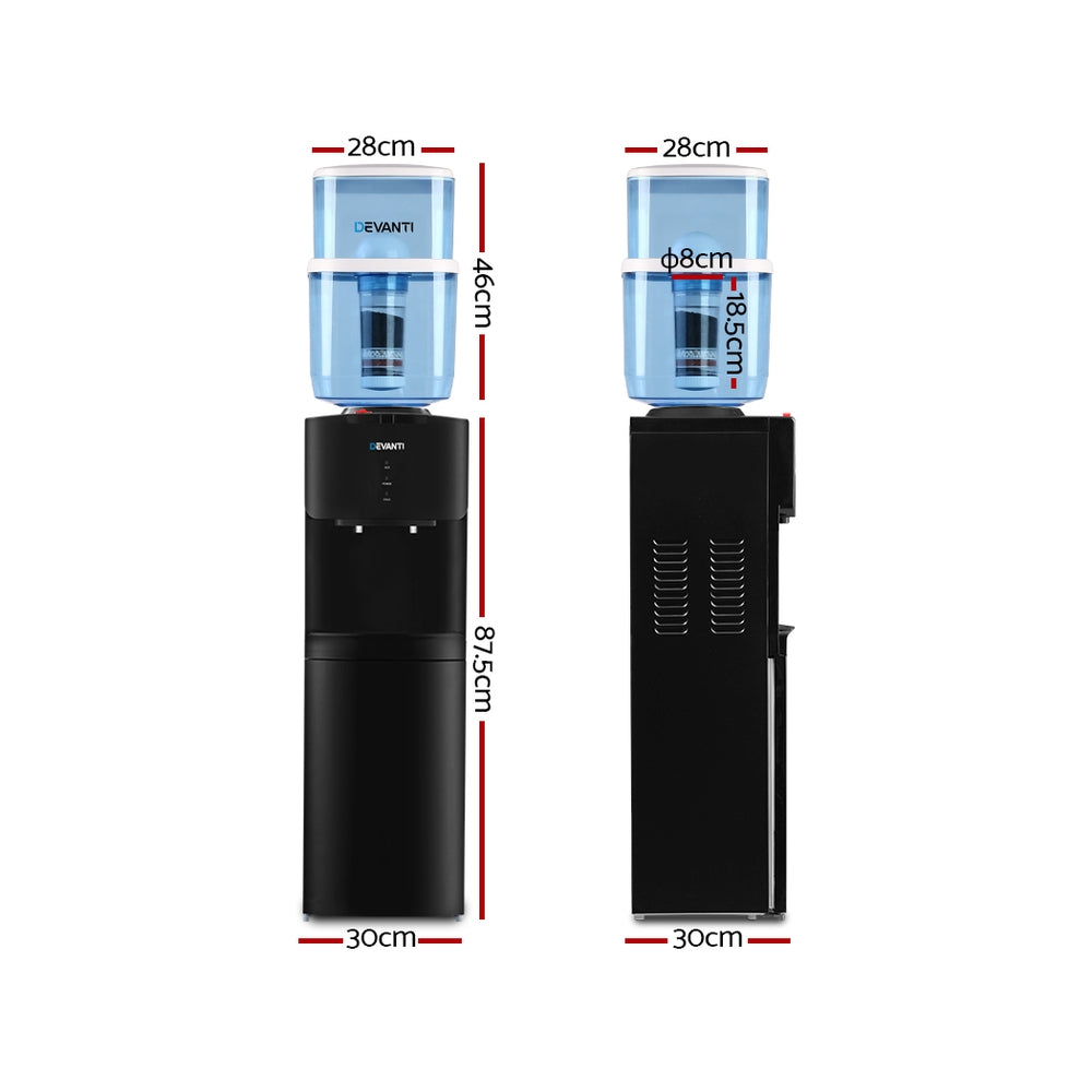 Water Cooler Chiller Dispenser Bottle Stand Filter Purifier Office Black - image2