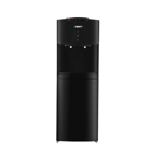 Water Cooler Dispenser Mains Bottle Stand Hot Cold Tap Office Black - image1